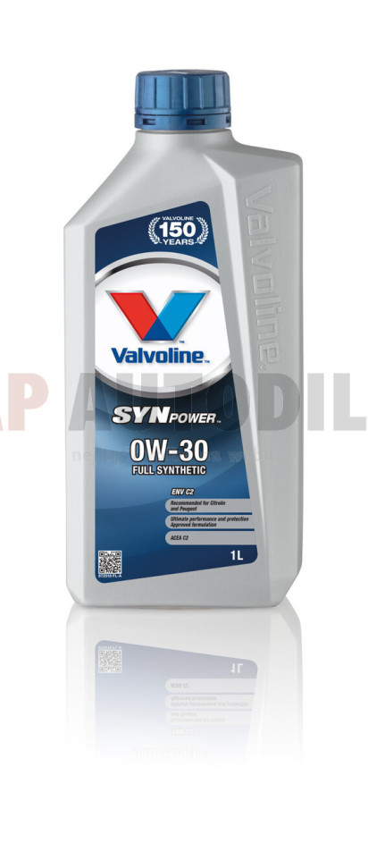 872518 SYNPOWER ENV C2 0W-30 1l VALVOLINE