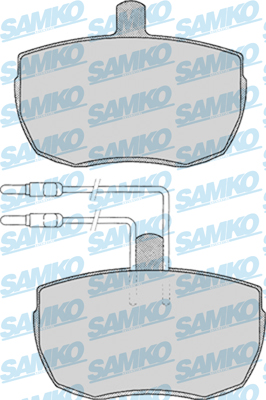 5SP013 Samko sada brzdových platničiek kotúčovej brzdy 5SP013 Samko