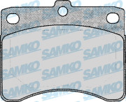 5SP056 Samko sada brzdových platničiek kotúčovej brzdy 5SP056 Samko