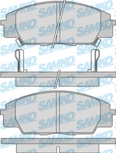 5SP1070 Sada brzdových destiček, kotoučová brzda Samko