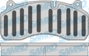 5SP1179 Sada brzdových destiček, kotoučová brzda Samko