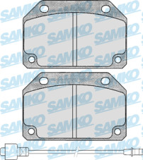 5SP176 Sada brzdových destiček, kotoučová brzda Samko