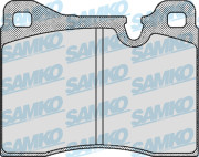 5SP208 Samko sada brzdových platničiek kotúčovej brzdy 5SP208 Samko