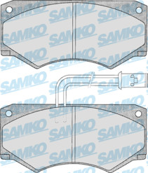 5SP292 Samko sada brzdových platničiek kotúčovej brzdy 5SP292 Samko