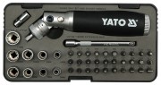 YT-2806 YATO Skrutkovač račňový kĺbový s príslušenstvom 42 ks box YT-2806 YATO